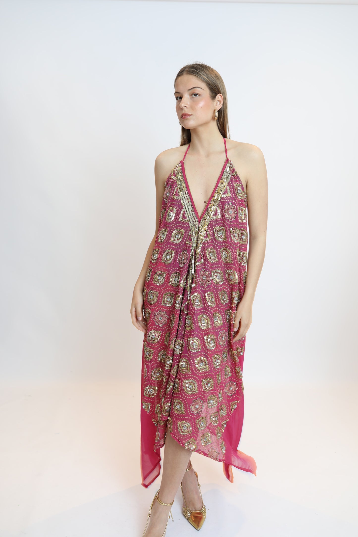 Vestido joya rosa 276