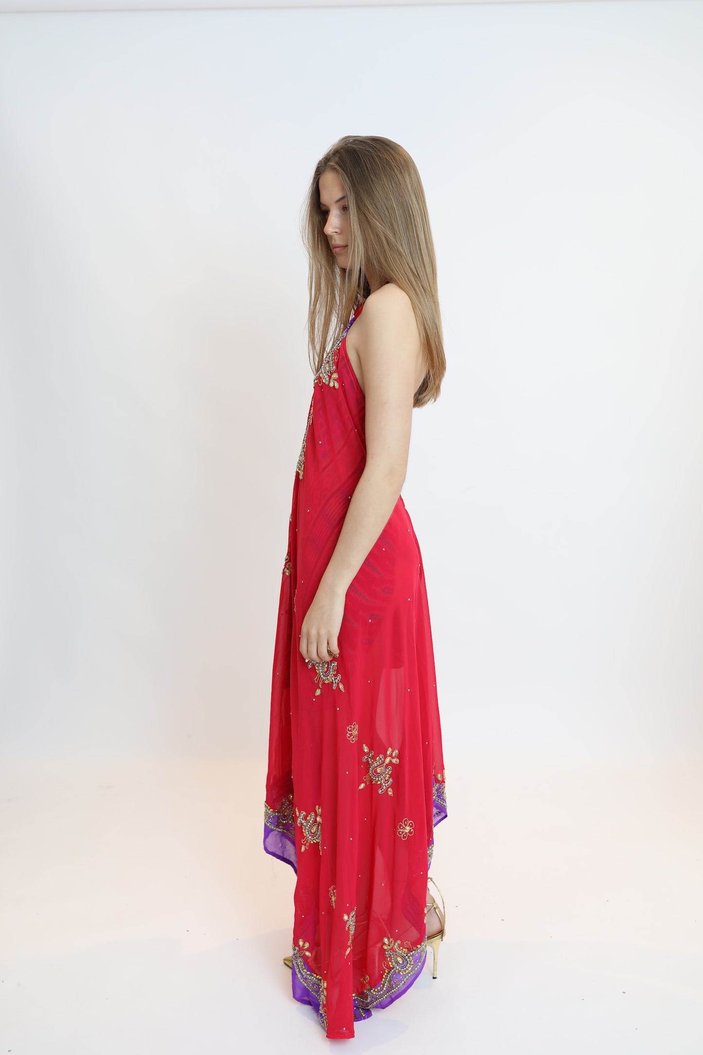 Vestido joya rojo 204
