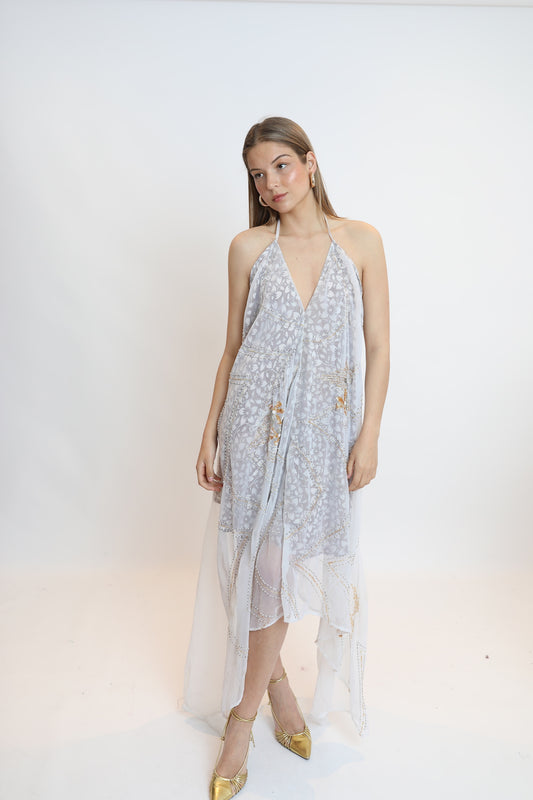 Vestido joya blanco 259