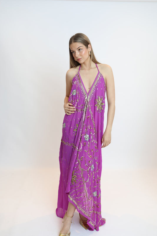 Vestido joya morado 272