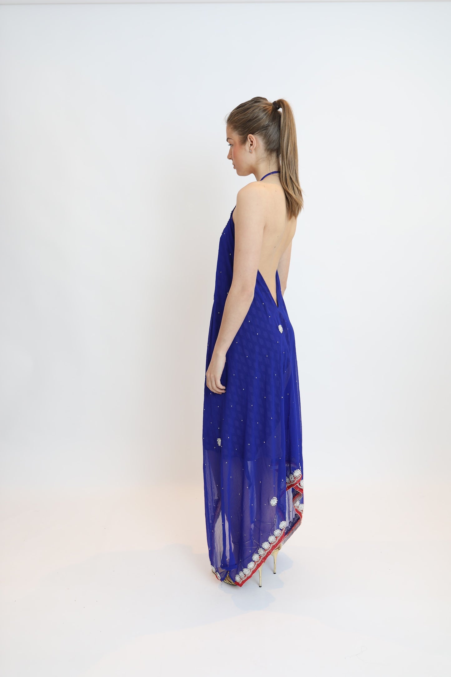 Vestido joya azul marino 103