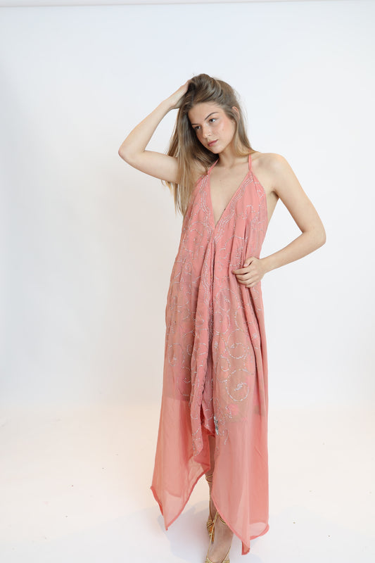 Vestido joya rosa 181