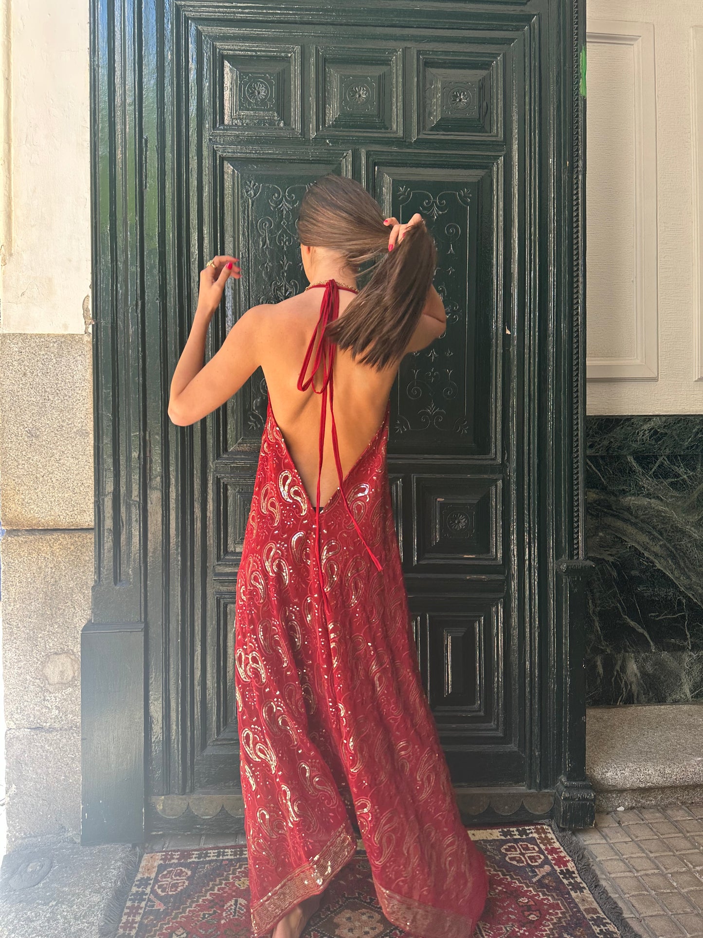 Vestido joya rojo