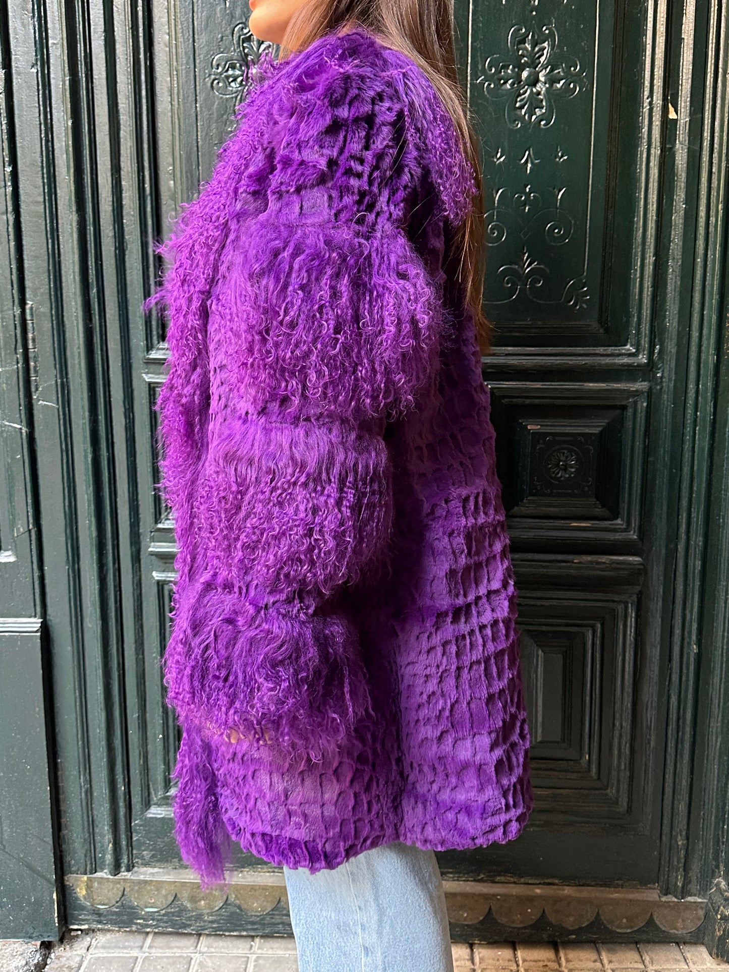 Purple wild coat