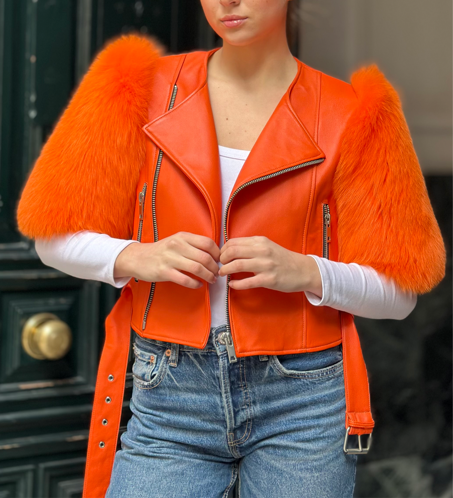 Chaqueta Nube (naranja)