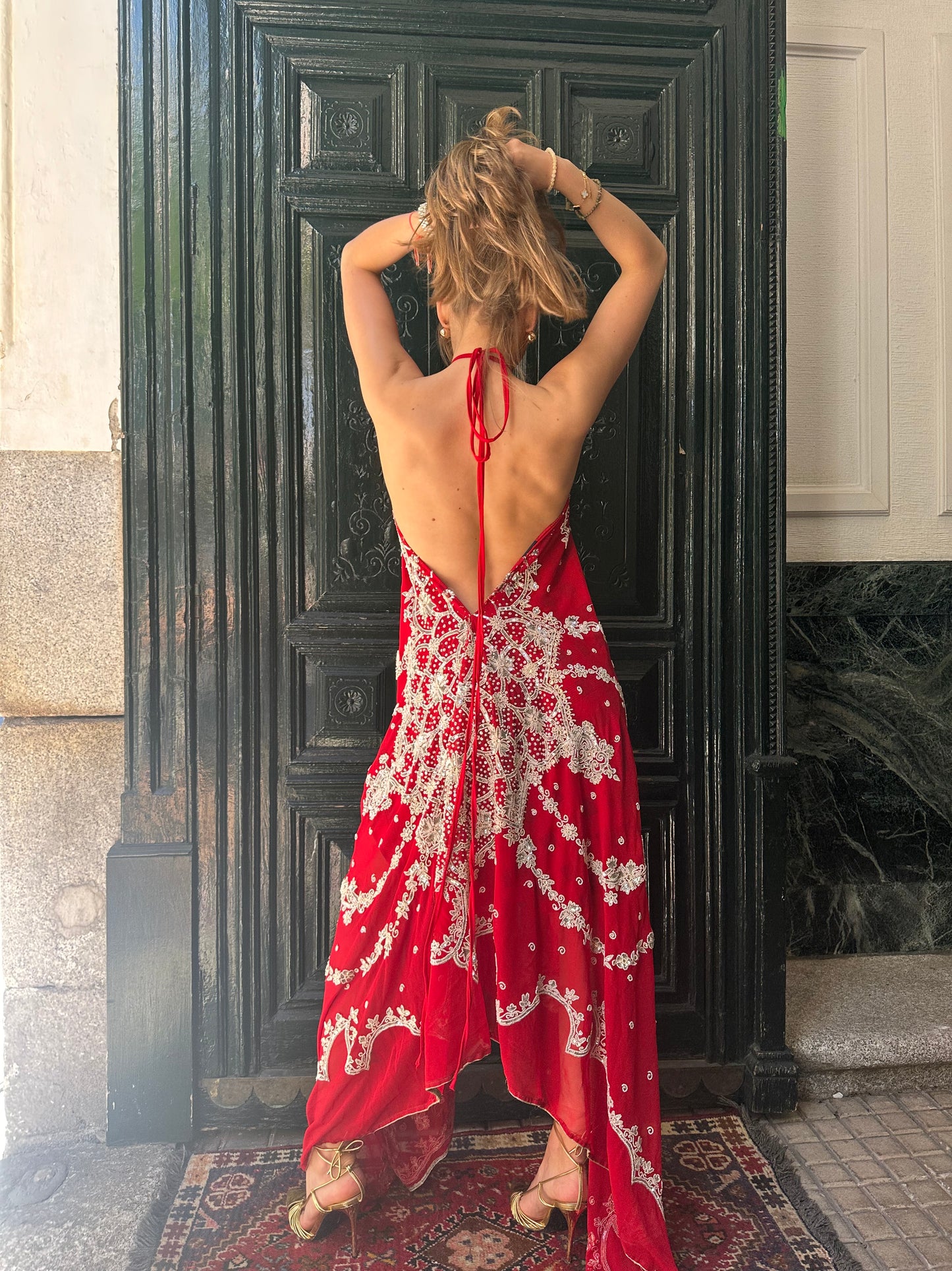 Vestido joya rojo