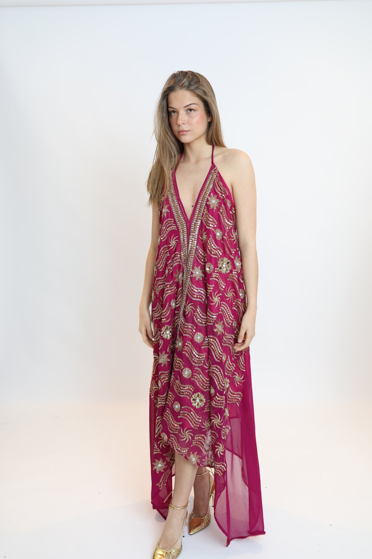 Vestido joya rosa 203