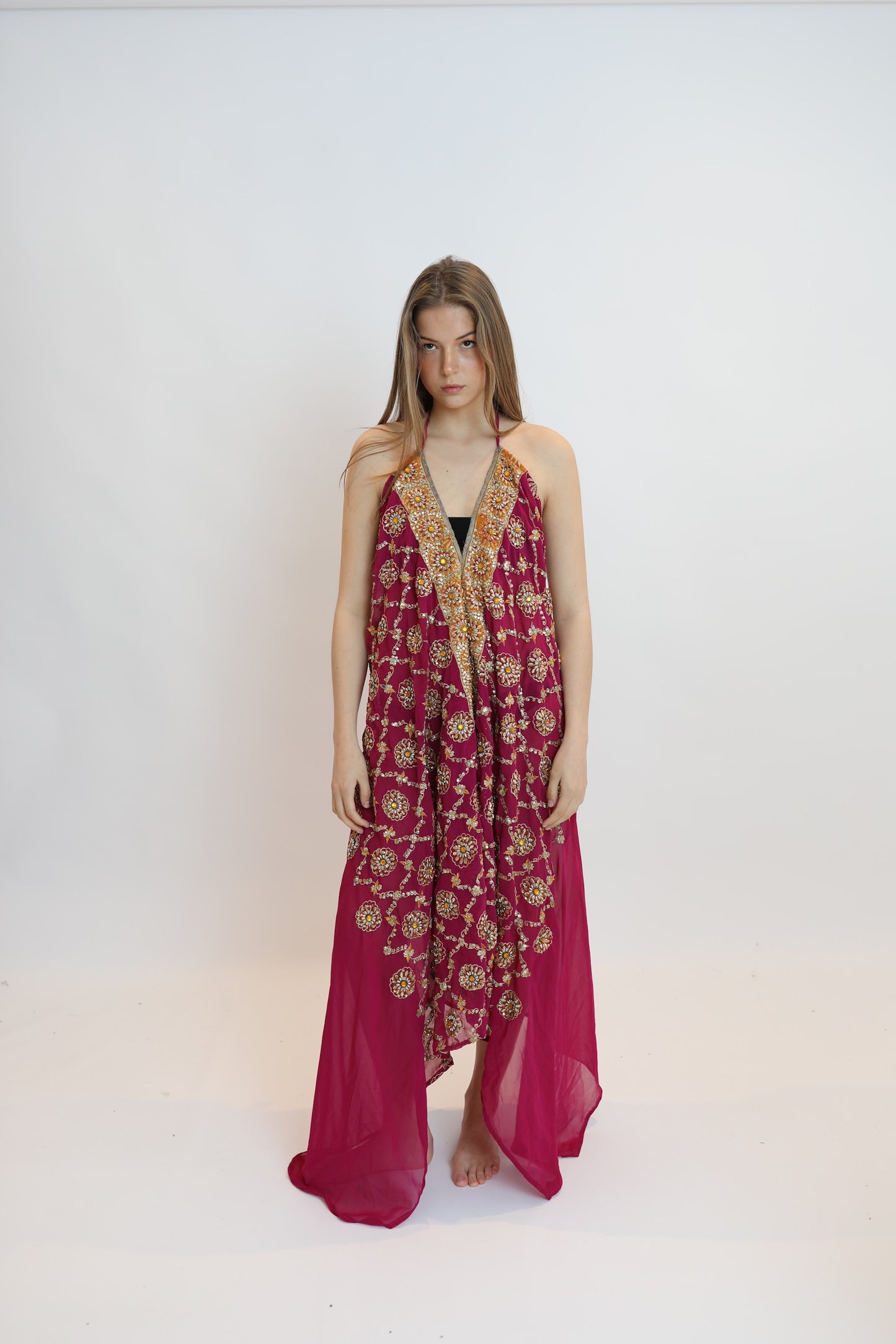 Vestido joya rosa 126