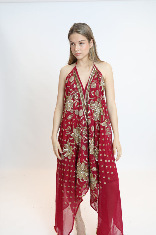 Vestido joya rojo 197