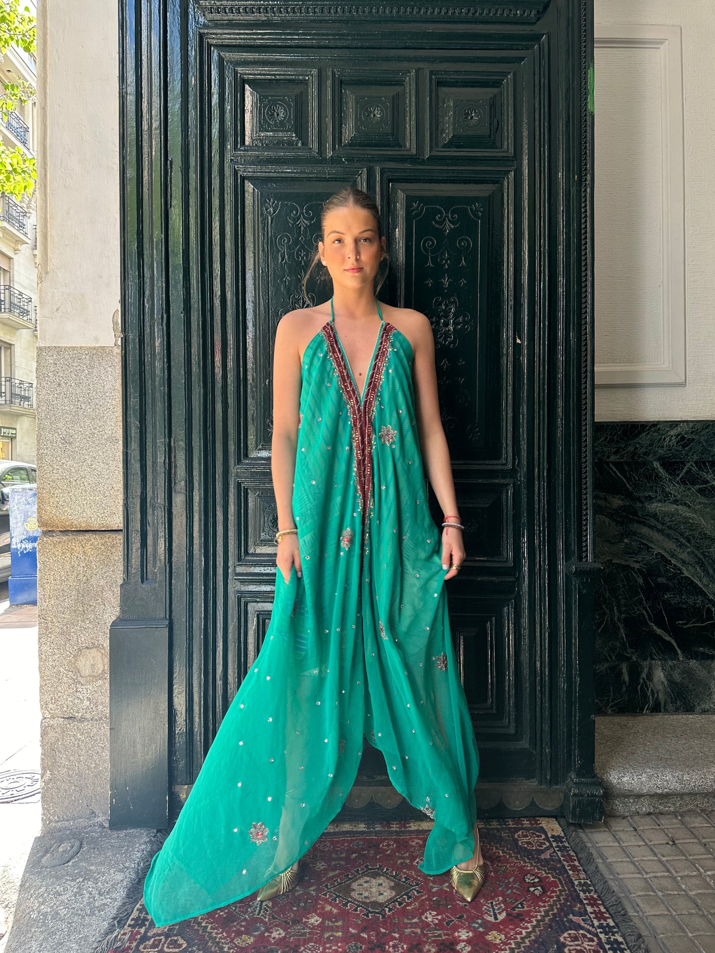 Vestido joya azul