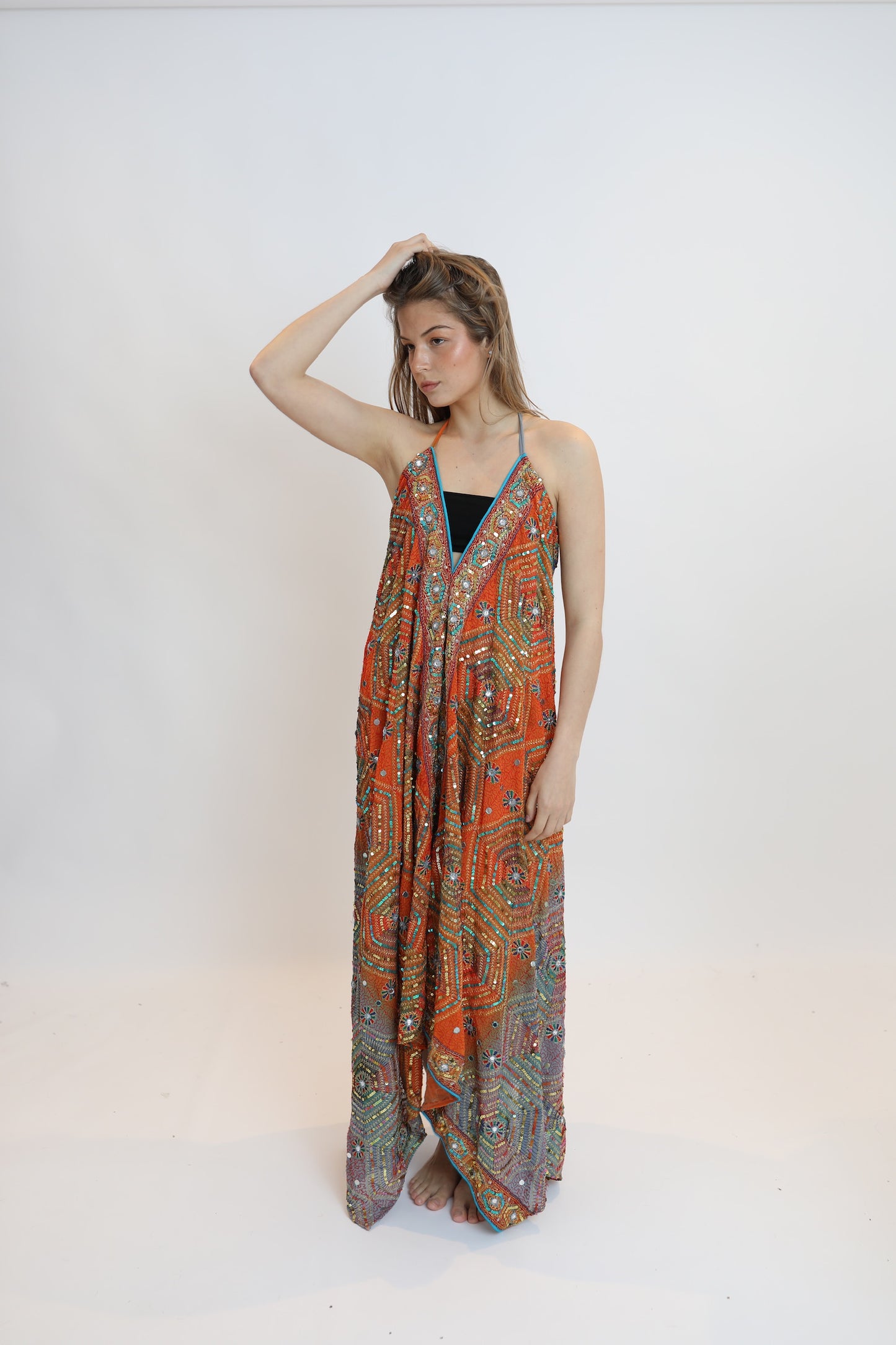 Vestido joya multicolor 125