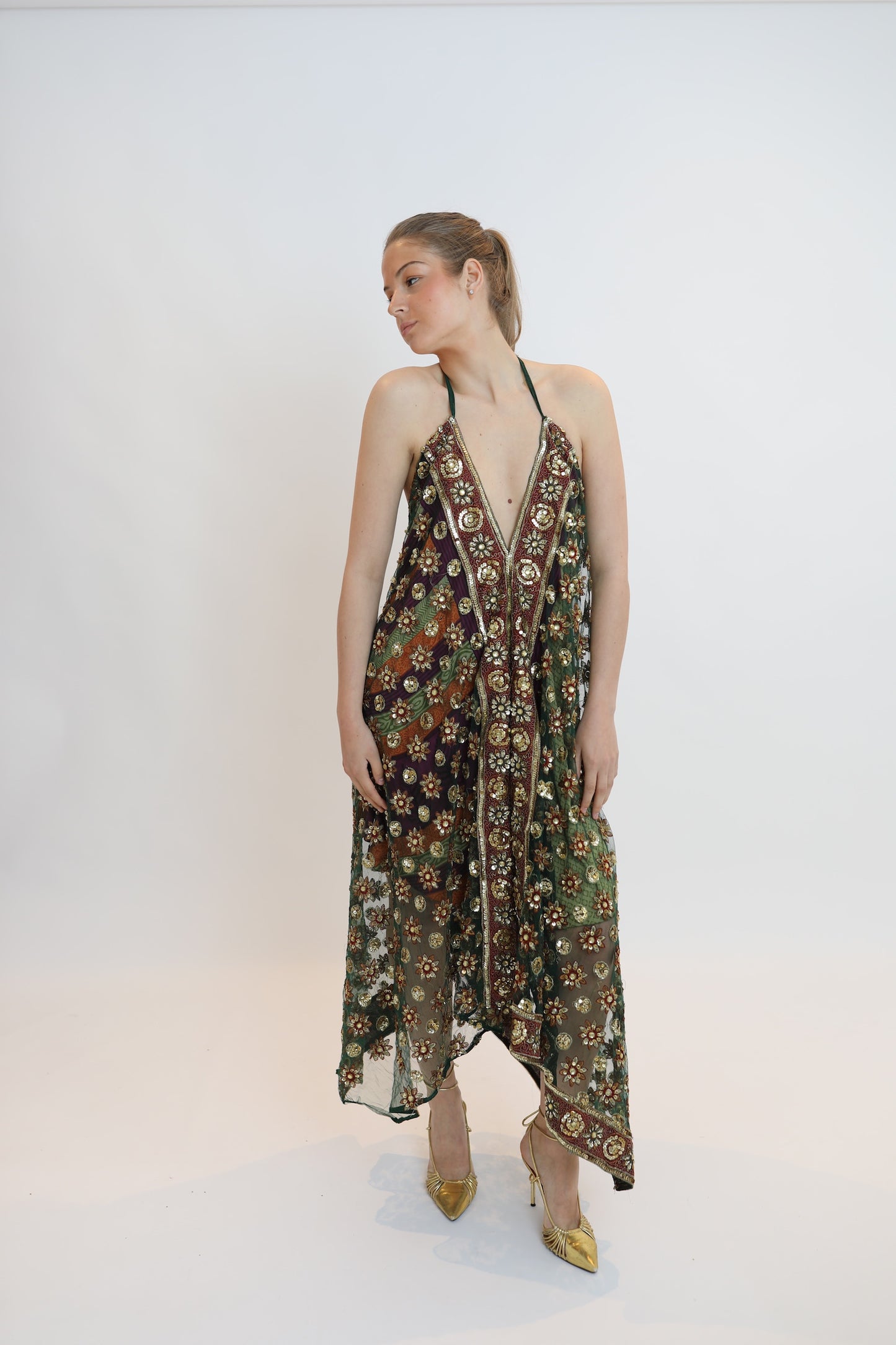 Vestido joya multicolor 110
