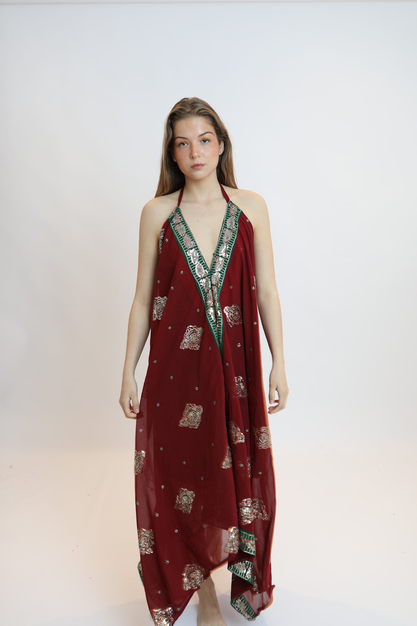 Vestido joya rojo 141