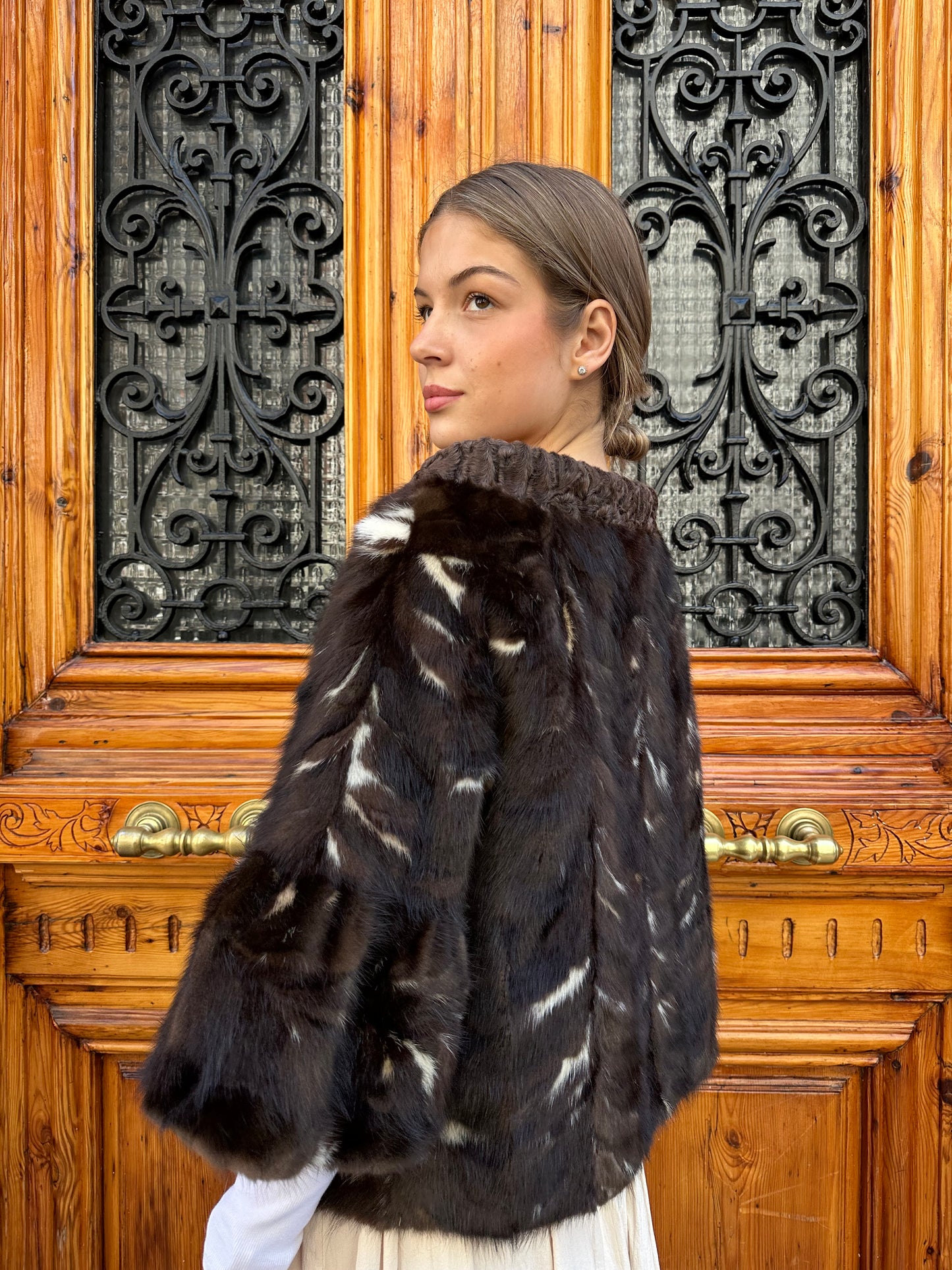 Chaqueta visón viento de hielo