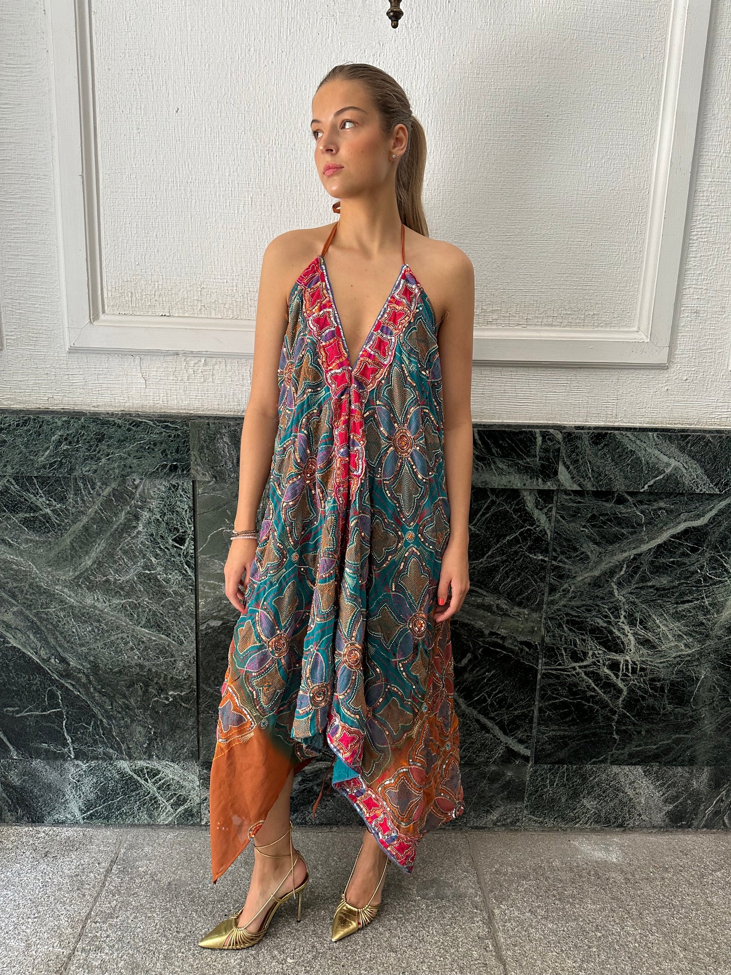 Vestido joya multicolor 303