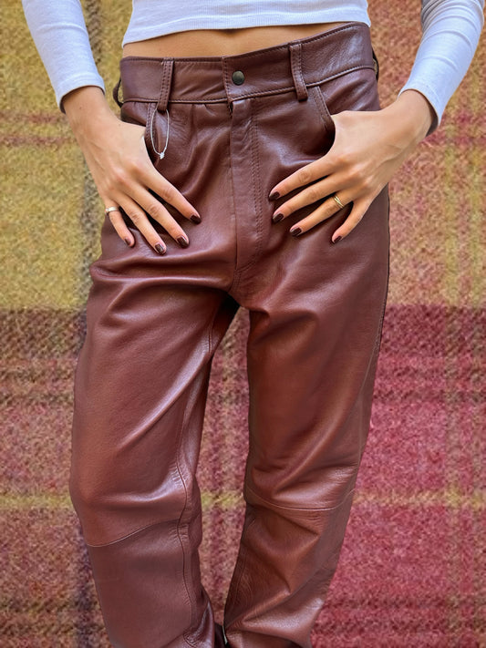 Pantalones Leather 019