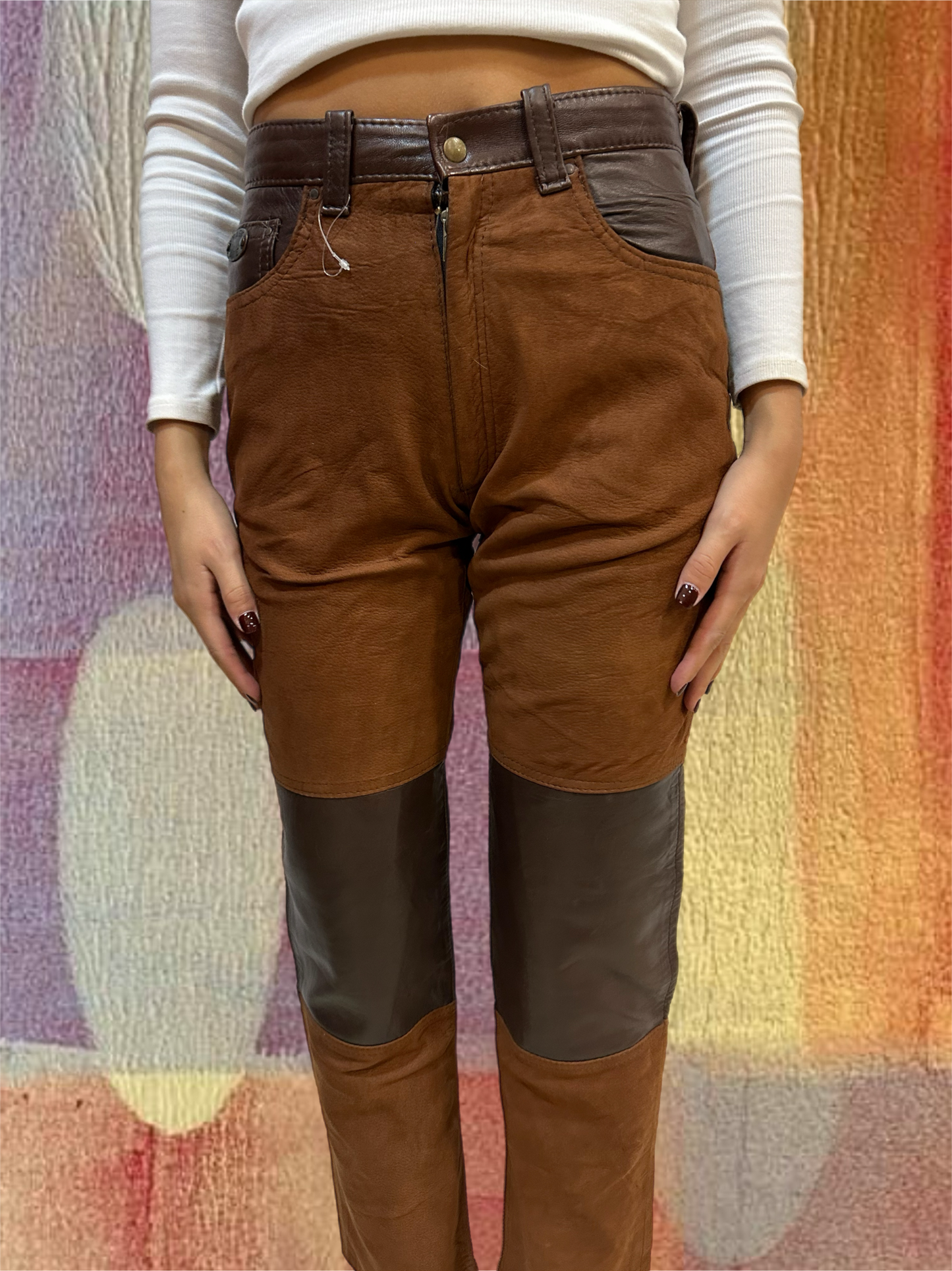 Pantalones Leather 003