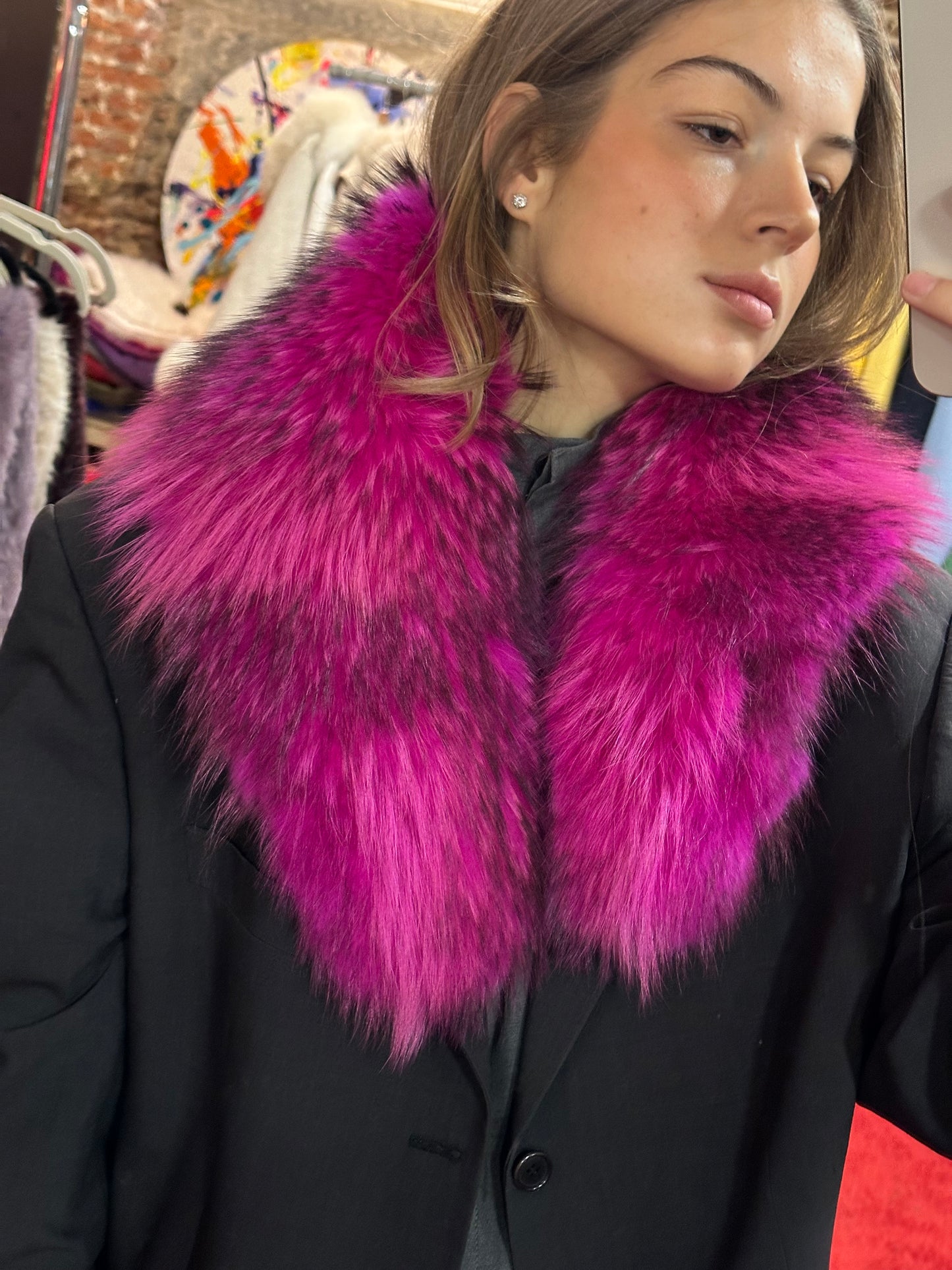 Cuello básico zorro (Rosa)