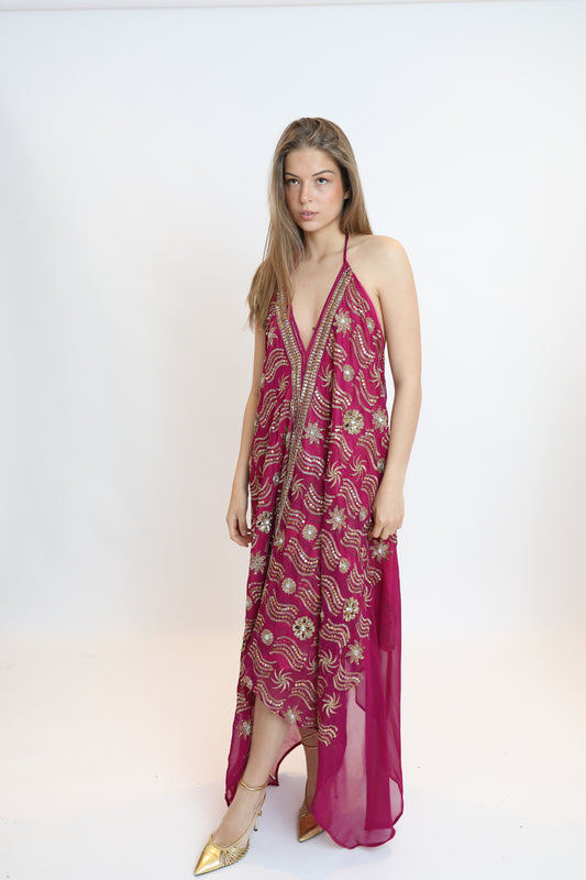 Vestido joya rosa 203