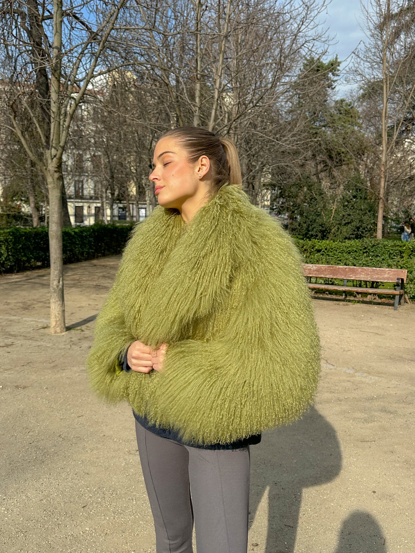 CARINA coat (pistachio)