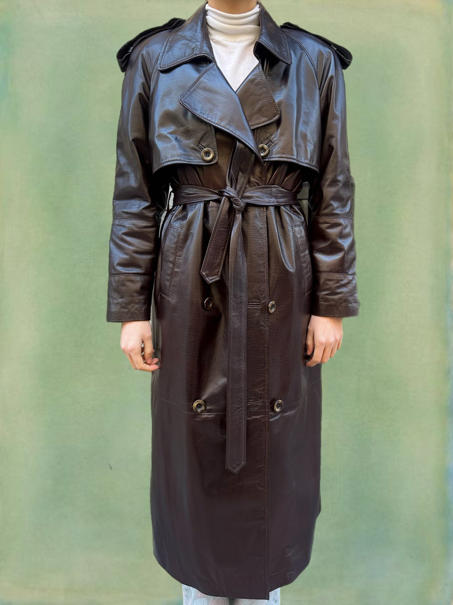 Gabardina Cris marrón