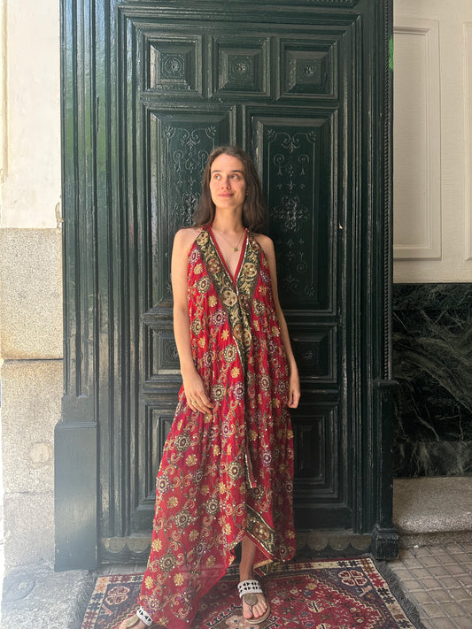 Red jewel dress