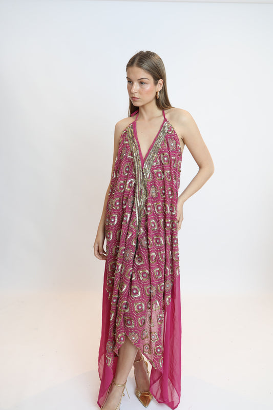Vestido joya rosa 251