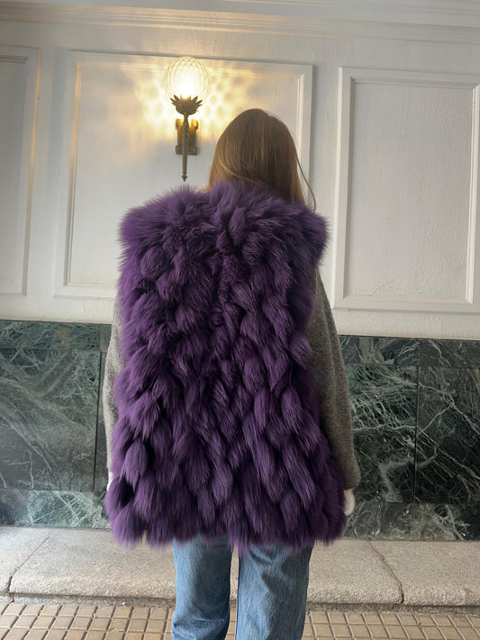 Purple clumsy vest