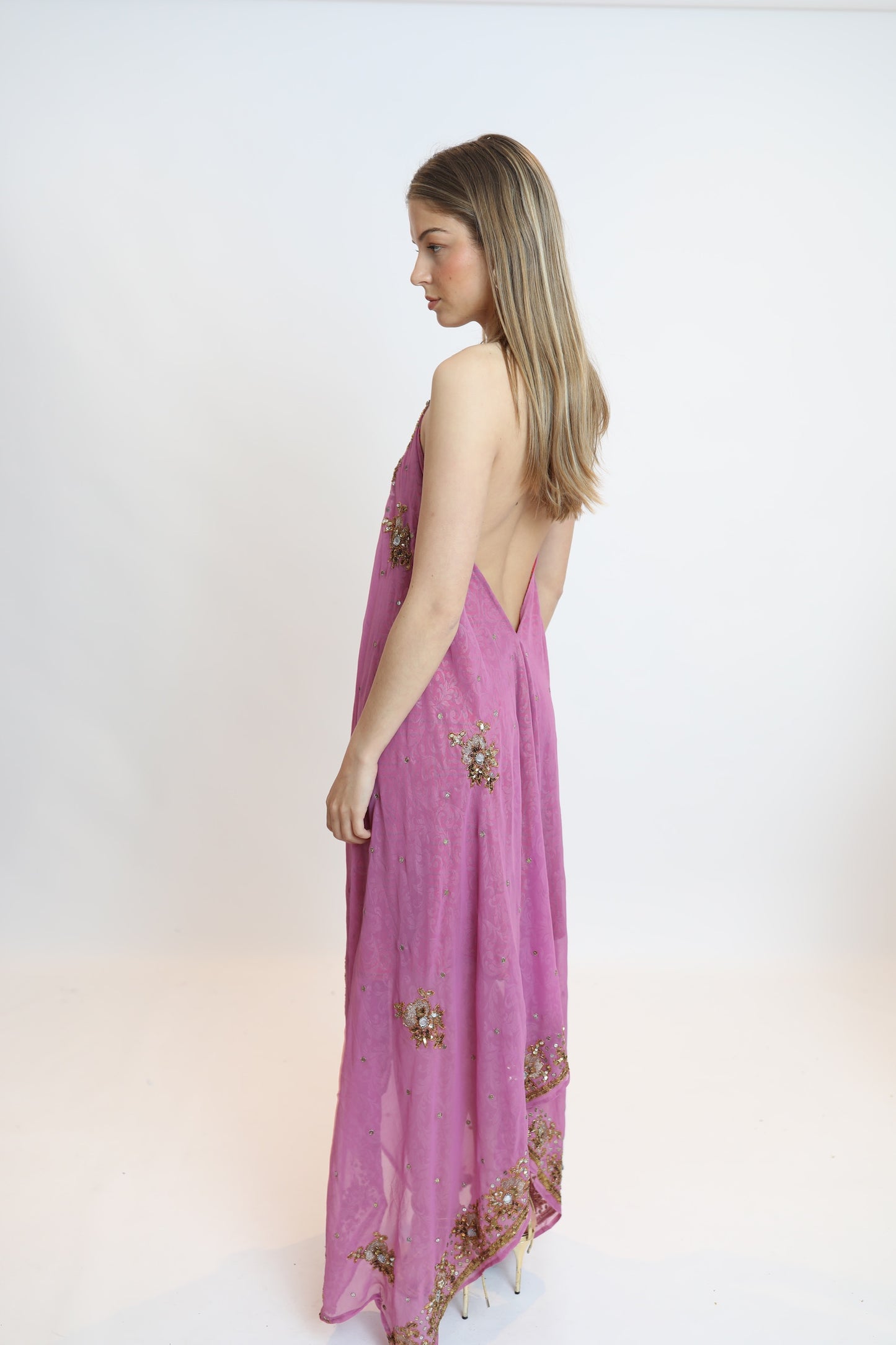Vestido joya rosa 285