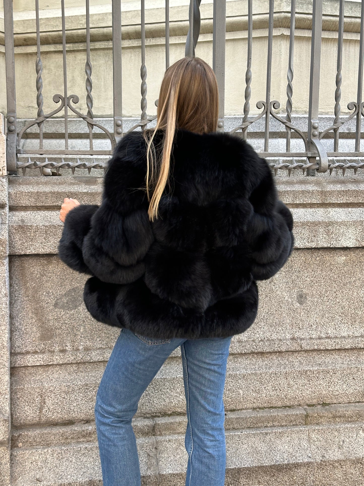 Abrigo Trocadèro DIAGONAL BLACK