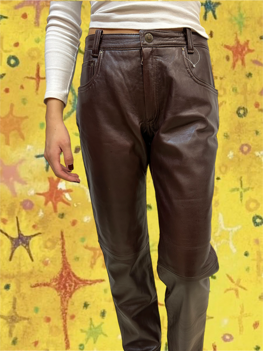 Pantalones Leather 011