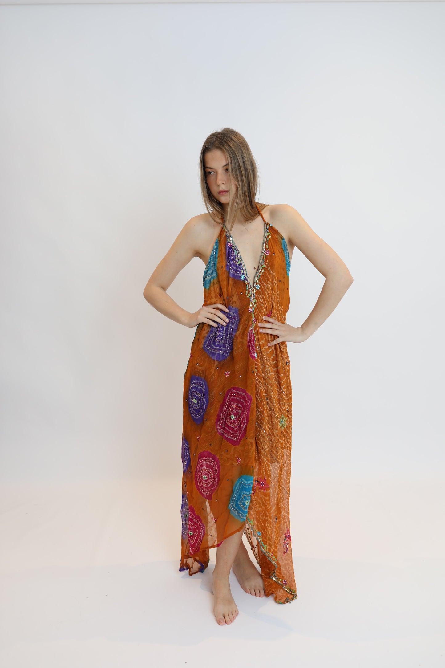 Vestido joya multicolor 165