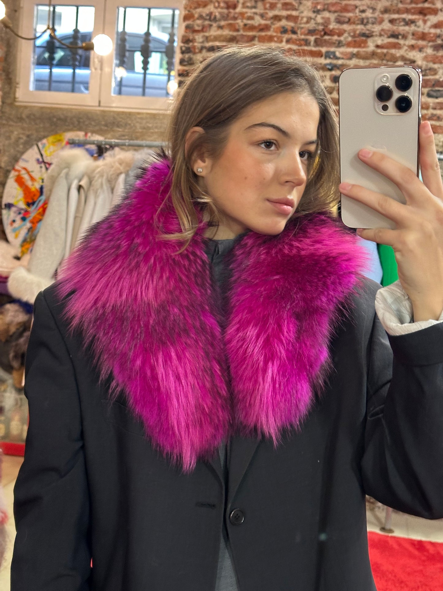 Cuello básico zorro (Rosa)