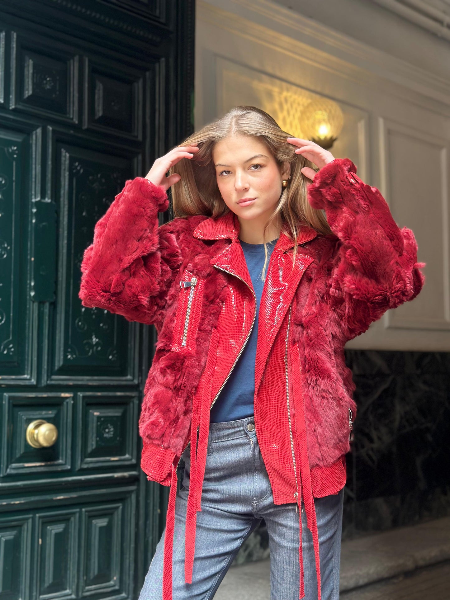 Chaqueta Berlín roja