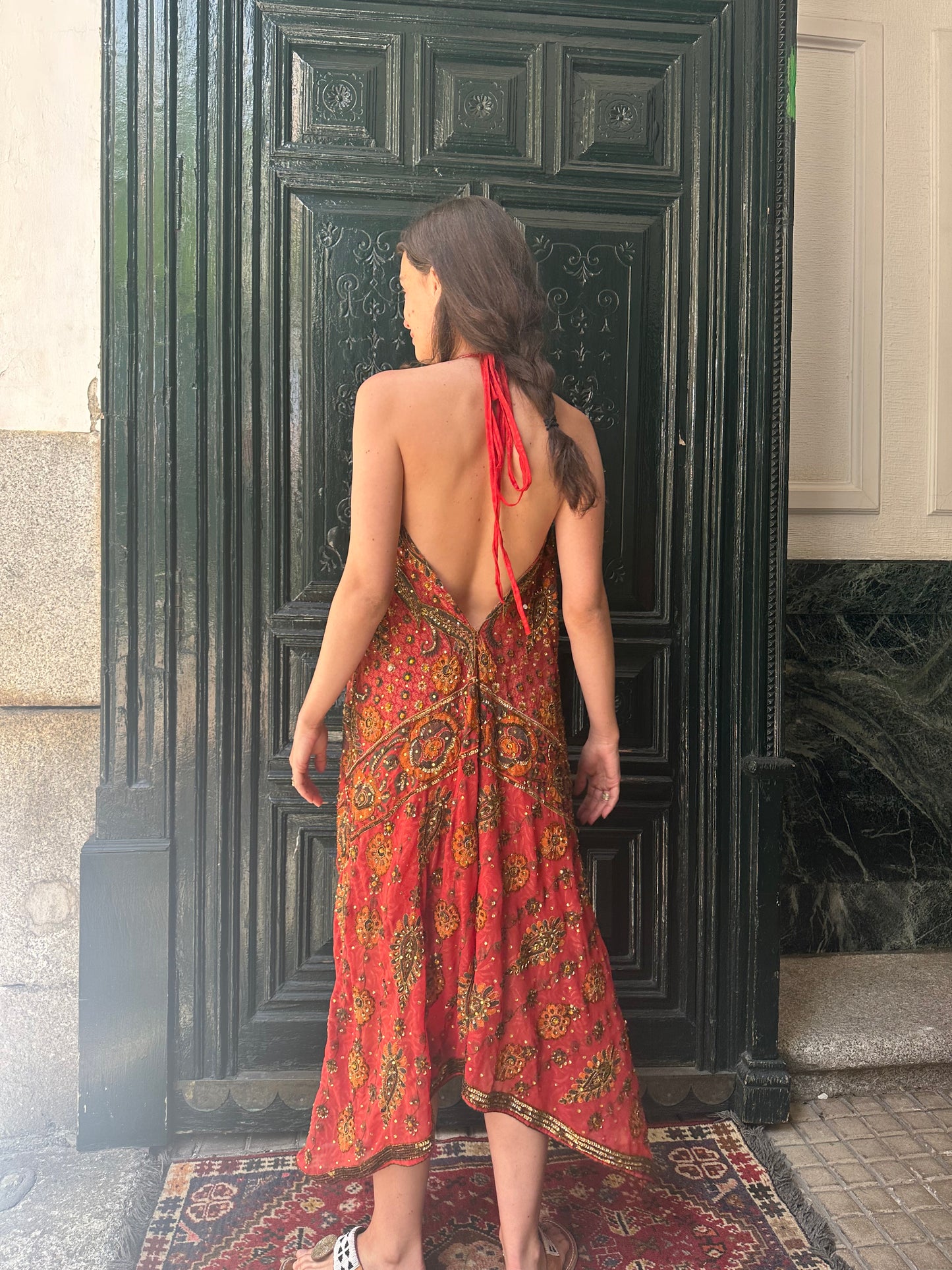 Vestido joya rojo