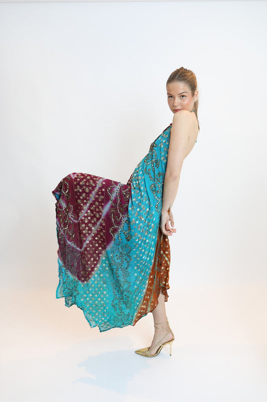 Vestido joya multicolor 097