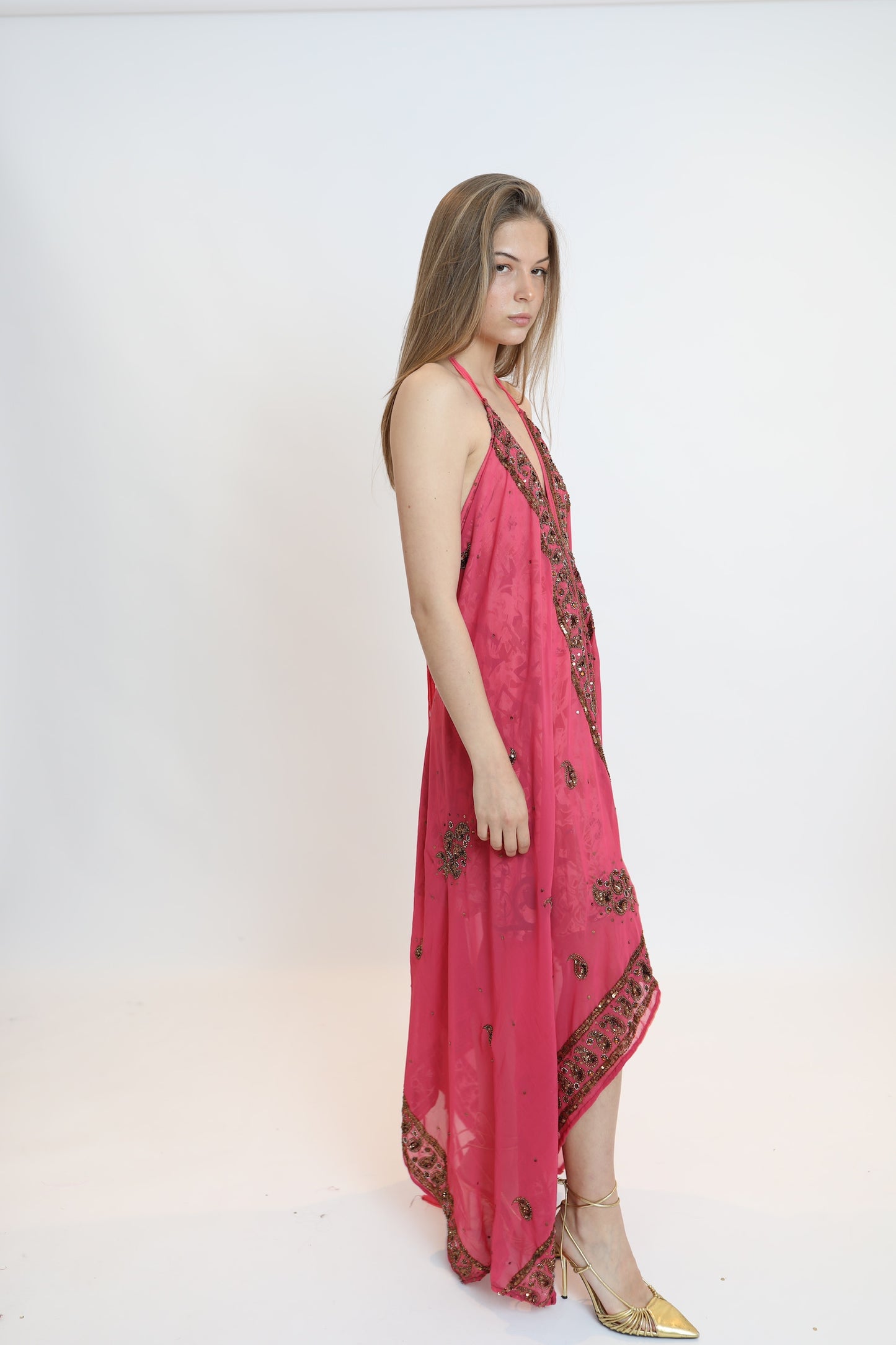 Vestido joya rosa 209