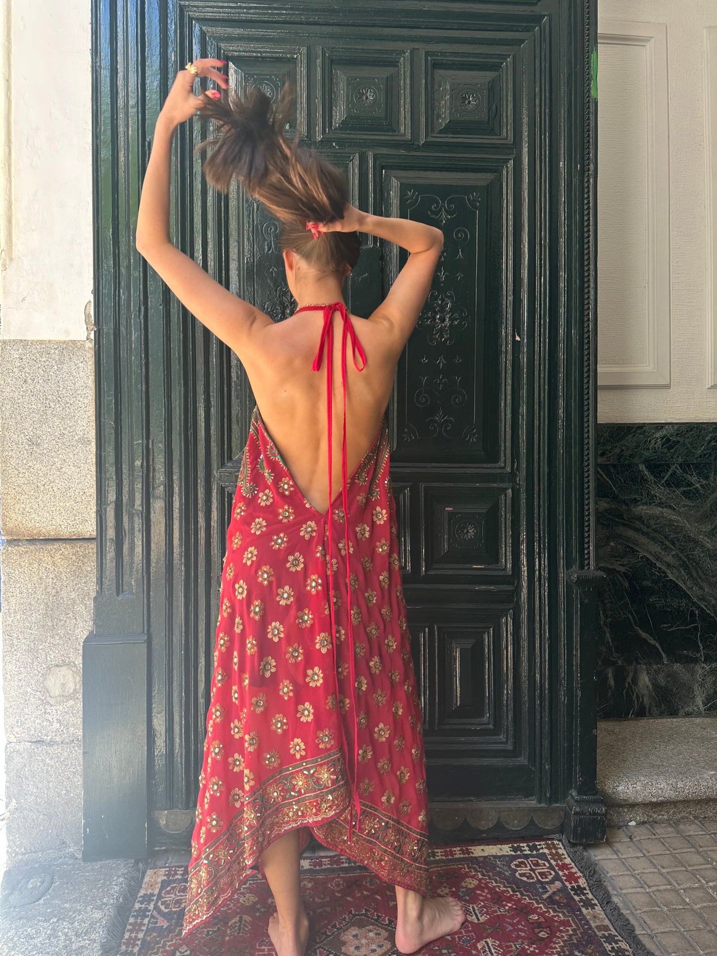 Vestido joya rojo