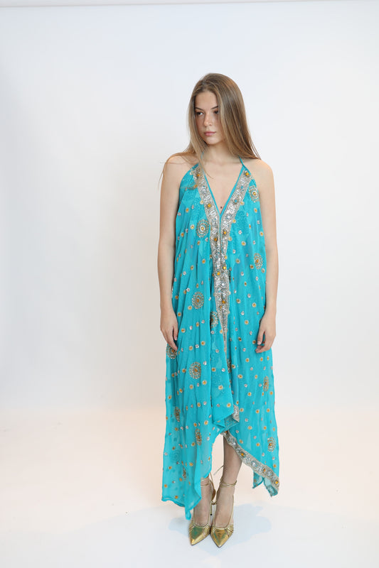 Vestido joya azul 230
