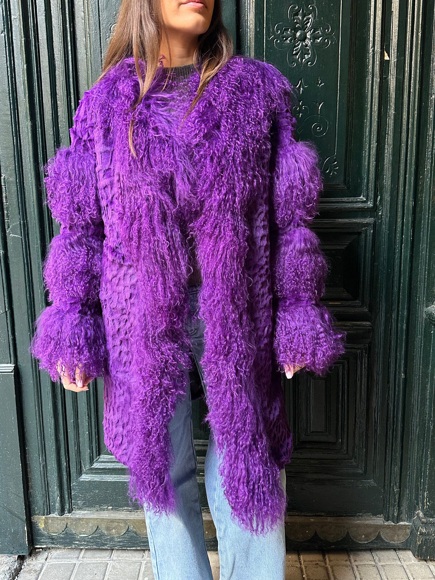 Purple wild coat