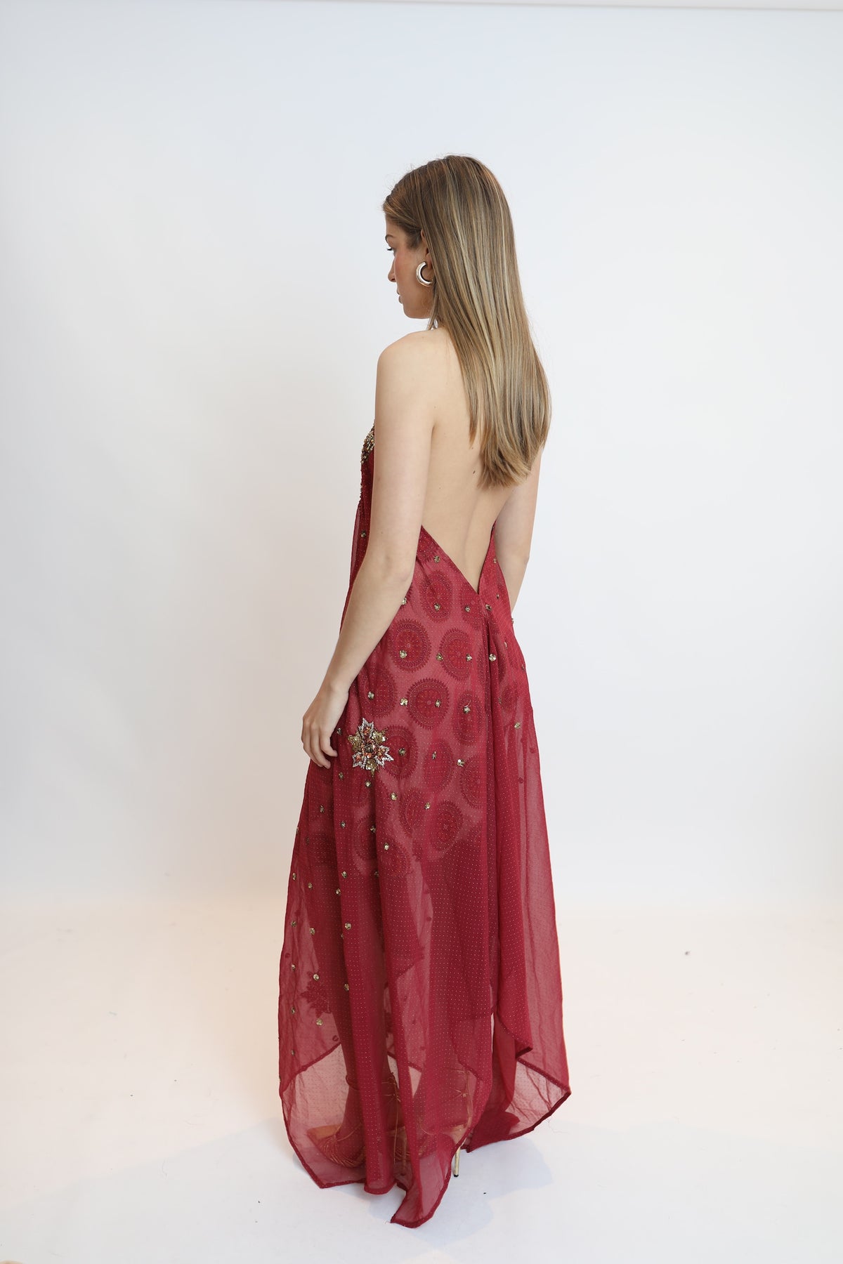 Vestido joya rojo 261
