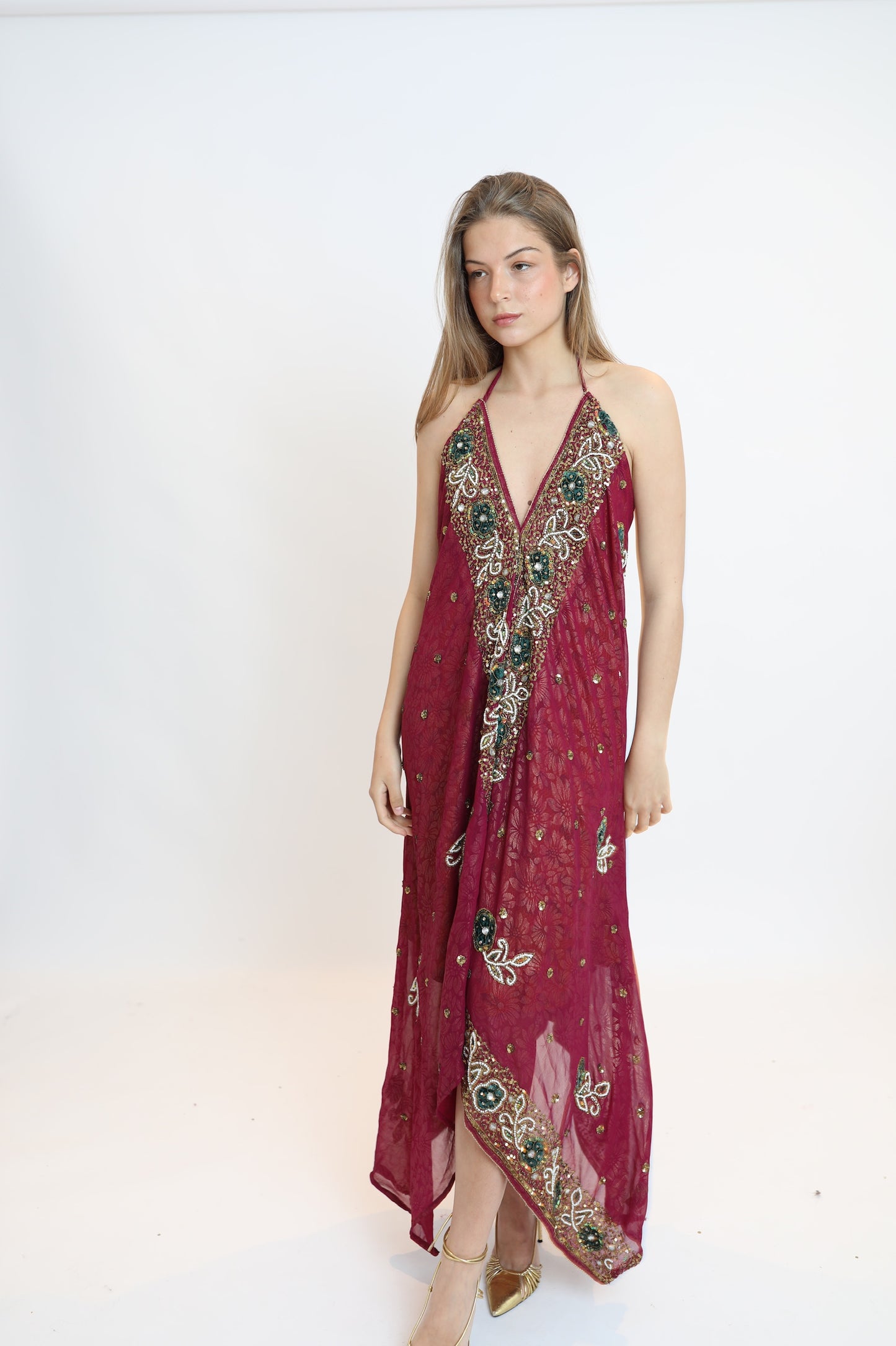 Vestido joya rojo 179