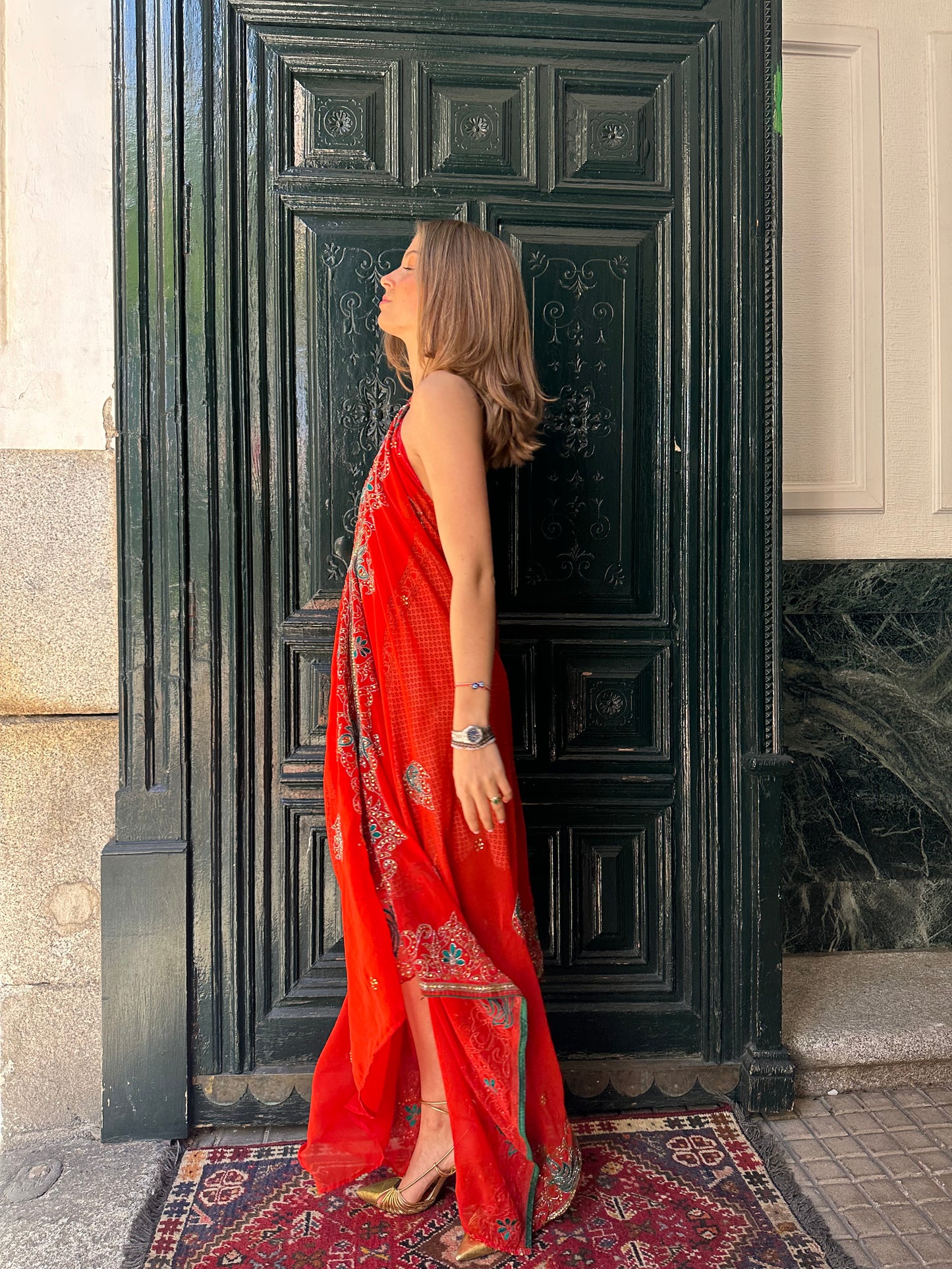 Vestido joya rojo