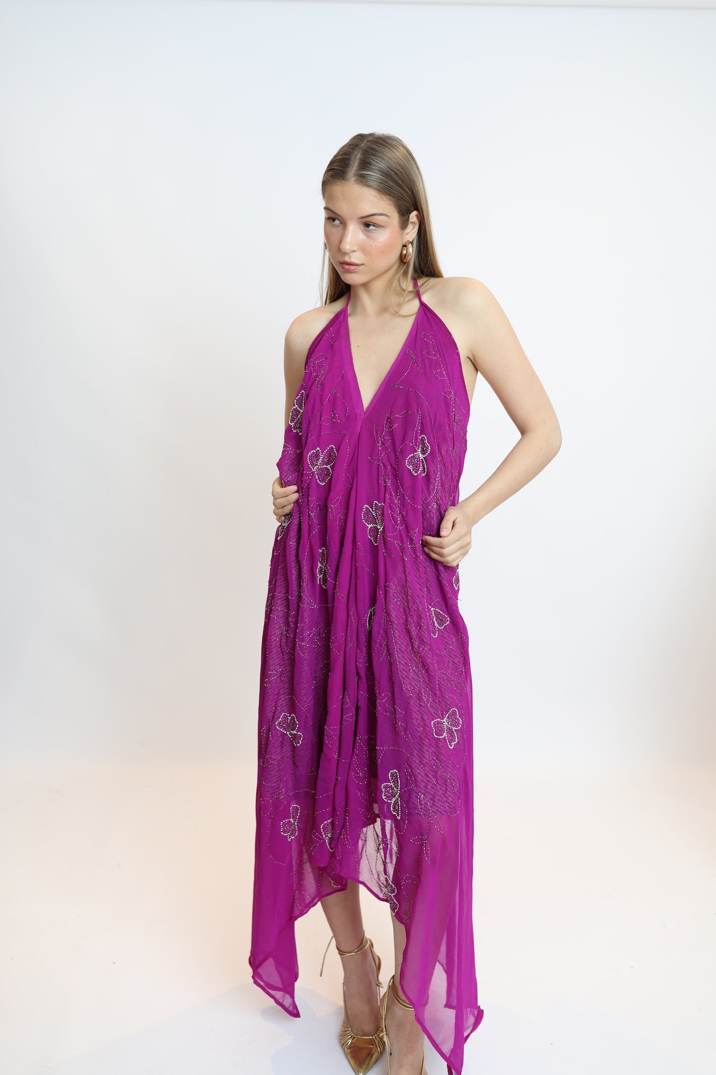 Vestido joya morado 288