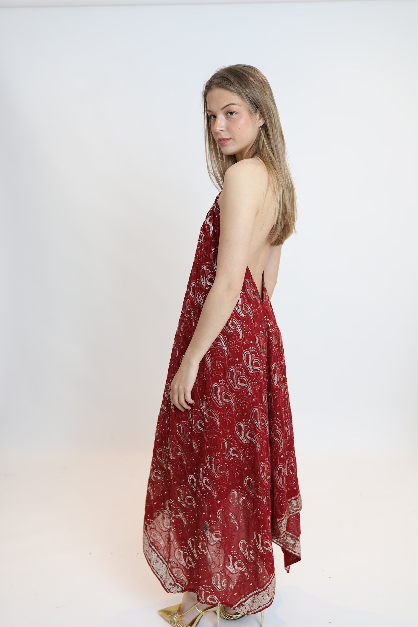 Vestido joya rojo 195