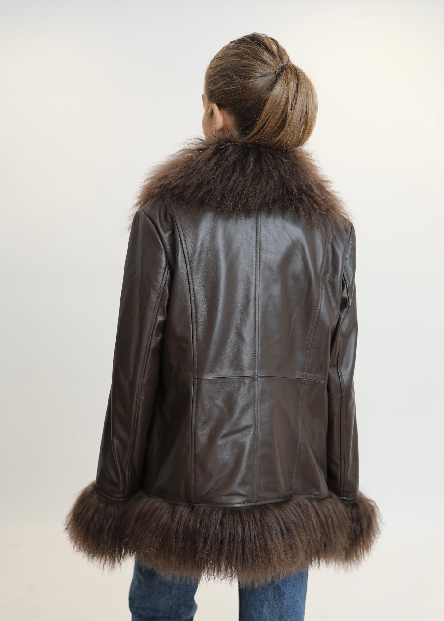 Abrigo AFGANO marrón