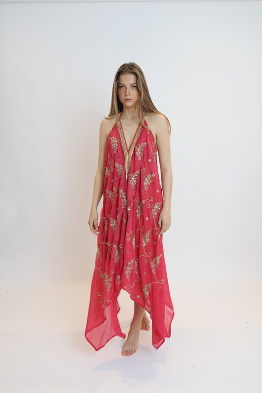 Vestido joya rosa 138