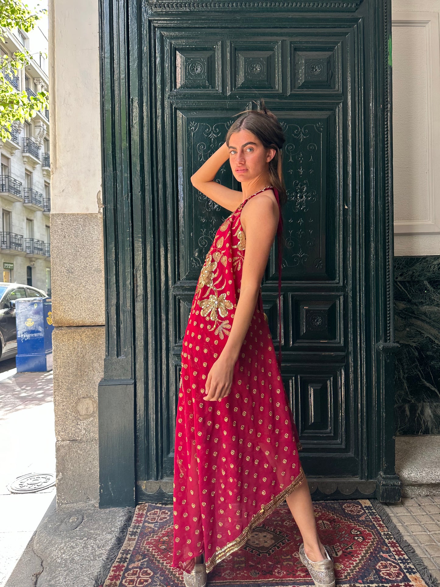 Vestido joya rojo