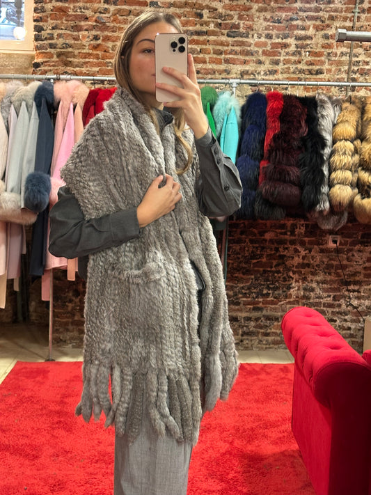 Estola conejo (gris)