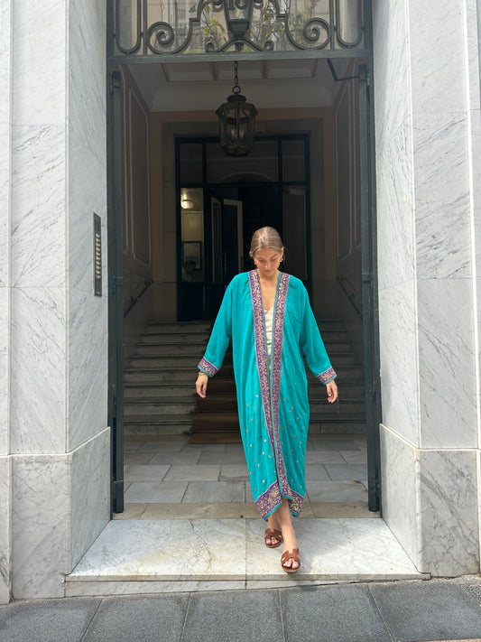 Blue Jewel Caftan